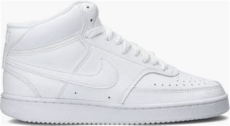 witte hoge nike schoenen|Nike white heren sneakers.